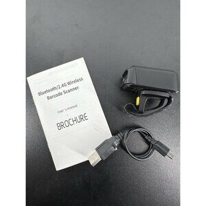 Alacrity 2D Wireless Ring Bluetooth Barcode Scanner (8-B)